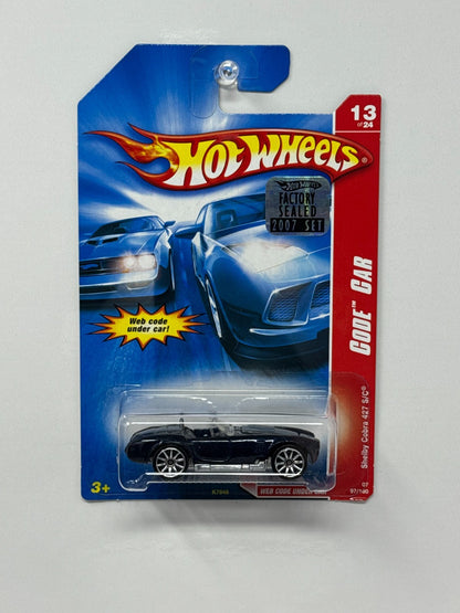 Hot Wheels Code Car Shelby Cobra 427 SC 1:64 Diecast Factory Sealed