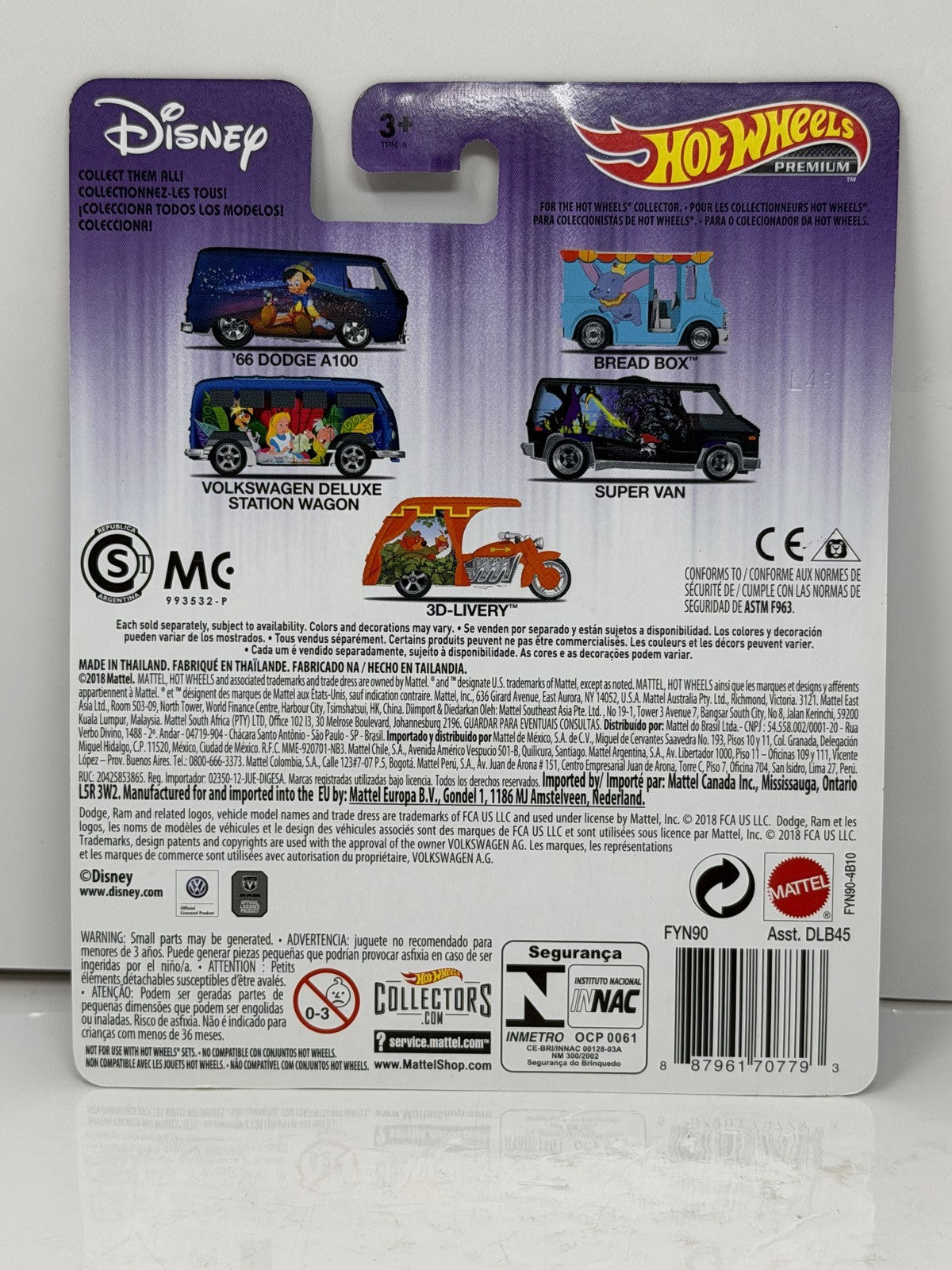 Hot Wheels Premium Disney Sleeping Beauty Super Van 1:64 Diecast Real Riders
