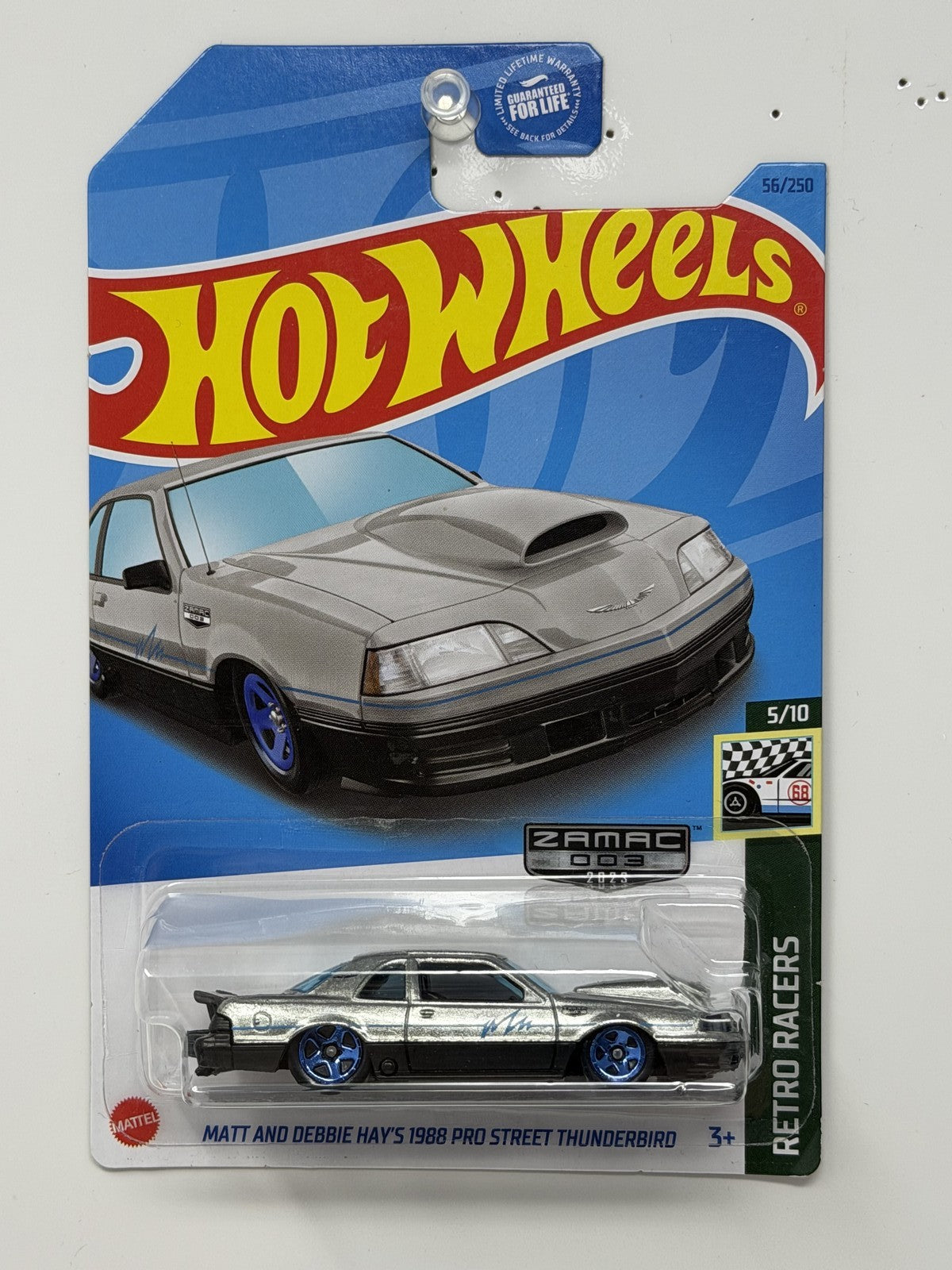 Hot Wheels ZAMAC Retro Racers 1988 Pro Street Thunderbird 1:64 Diecast