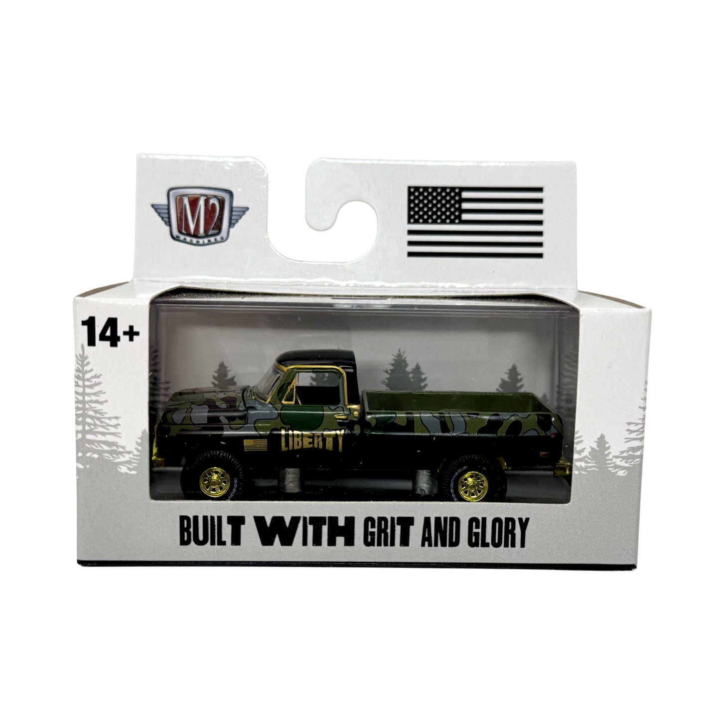 M2 Machines Built With Grit And Glory 1972 Ford F250 Explorer CHASE 1:64 Diecast