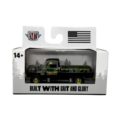 M2 Machines Built With Grit And Glory 1972 Ford F250 Explorer CHASE 1:64 Diecast