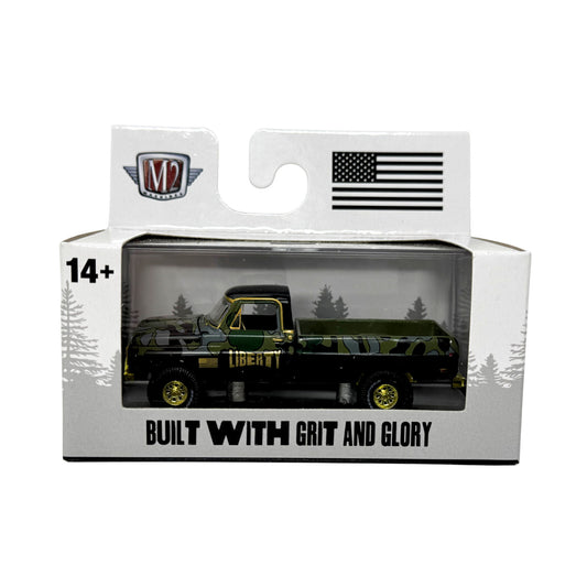 M2 Machines Built With Grit And Glory 1972 Ford F250 Explorer CHASE 1:64 Diecast