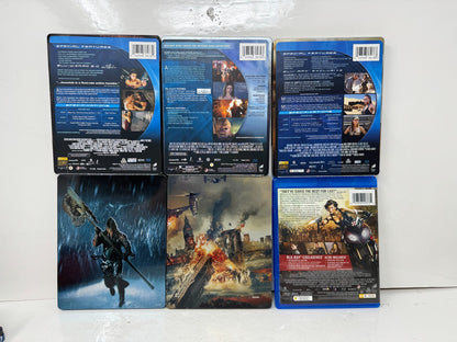 Resident Evil 1-5 (Blu-ray) Steelbook Milla Jovovich Action Good Condition!!!
