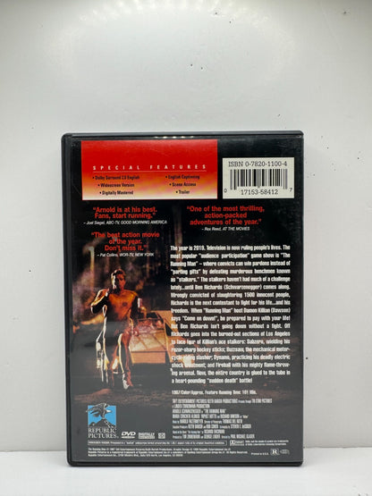 The Running Man (DVD) Arnold Schwarzenegger Action