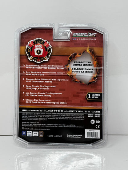 Greenlight Fire & Rescue 2020 Ford Police Interceptor Chicago FD 1:64 Diecast