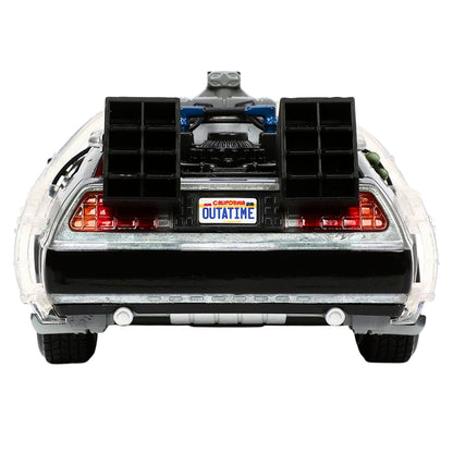 Jada Back to the Future Time Machine DeLorean w/ Lights 1:24 Diecast