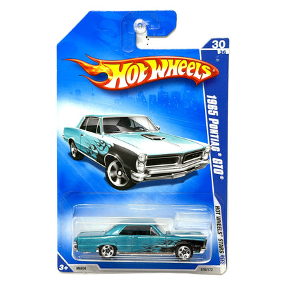 Hot Wheels Hot Wheels Stars 1965 Pontiac GTO 1:64 Diecast Aqua