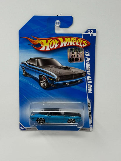 Hot Wheels Muscle Mania 1970 Plymouth AAR Cuda 1:64 Diecast Factory Sealed