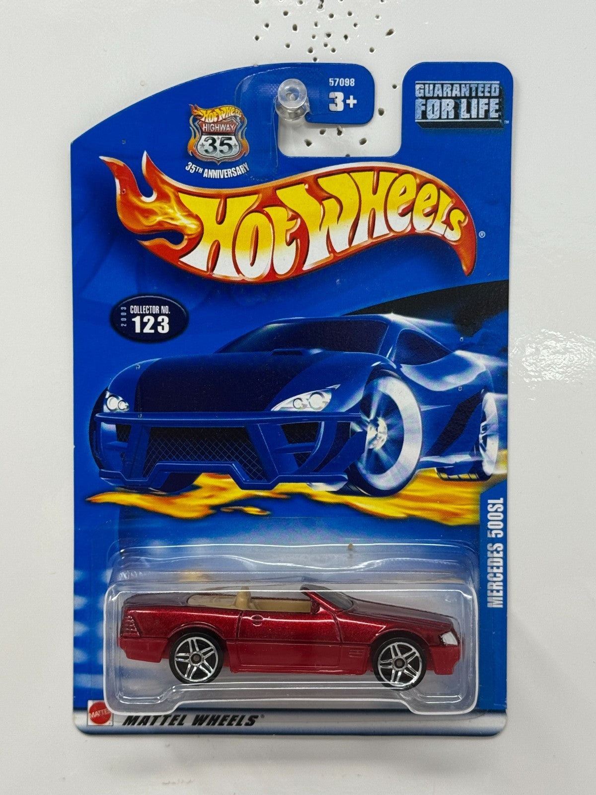 Hot Wheels Mercedes 500SL 1:64 Diecast Red