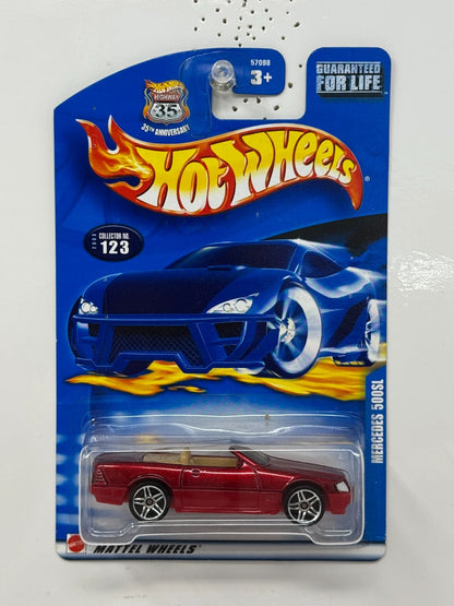 Hot Wheels Mercedes 500SL 1:64 Diecast Red