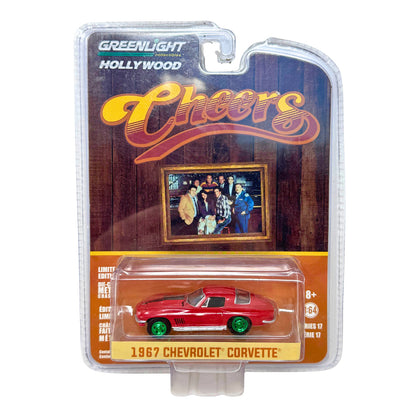 Greenlight Hollywood Cheers 1967 Chevrolet Corvette CHASE 1:64 Diecast