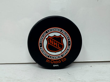 Patrice Brisebois Colorado Avalanche Signed NHL Autograph Puck Gold Auto