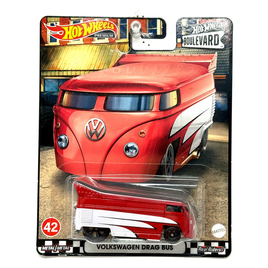 Hot Wheels Premium Boulevard #42 Volkswagen Drag Bus 1:64 Diecast