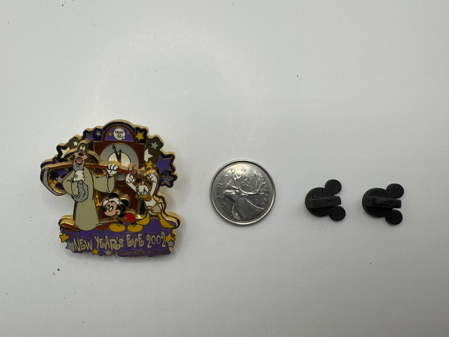 WDW Disney Goofy, Mickey & Donald New Years Eve 2002 Trading Pin DC1S5 LE 7500
