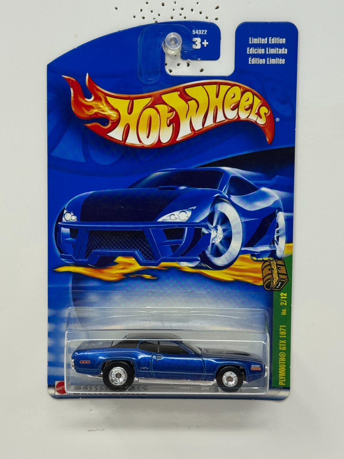 Hot Wheels T-Hunt 1971 Plymouth GTX 1:64 Diecast Real Riders