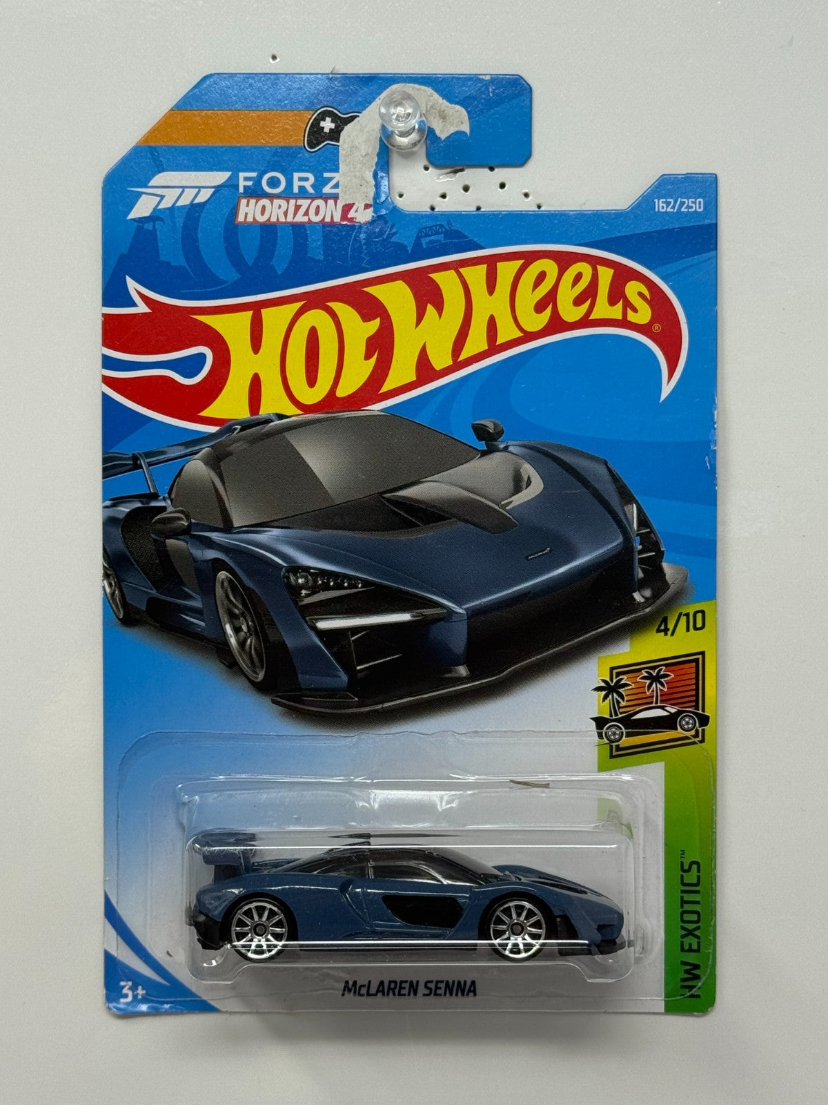 Hot Wheels Exotics McLaren Senna Forza Horizon 4 1:64 Diecast Blue