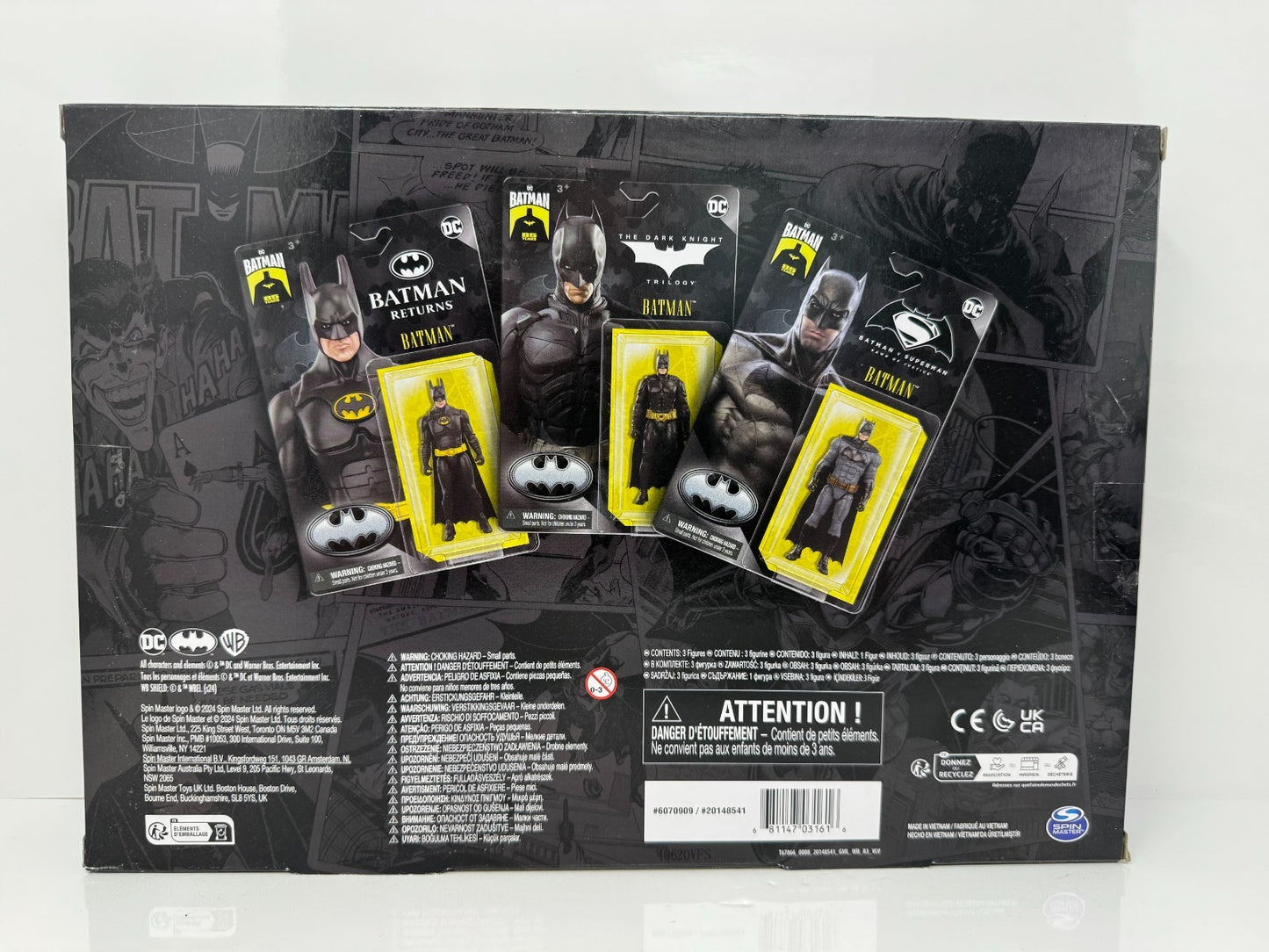 DC Batman 85 Years Batman Returns Dark Knight Trilogy Batman v Superman Figures