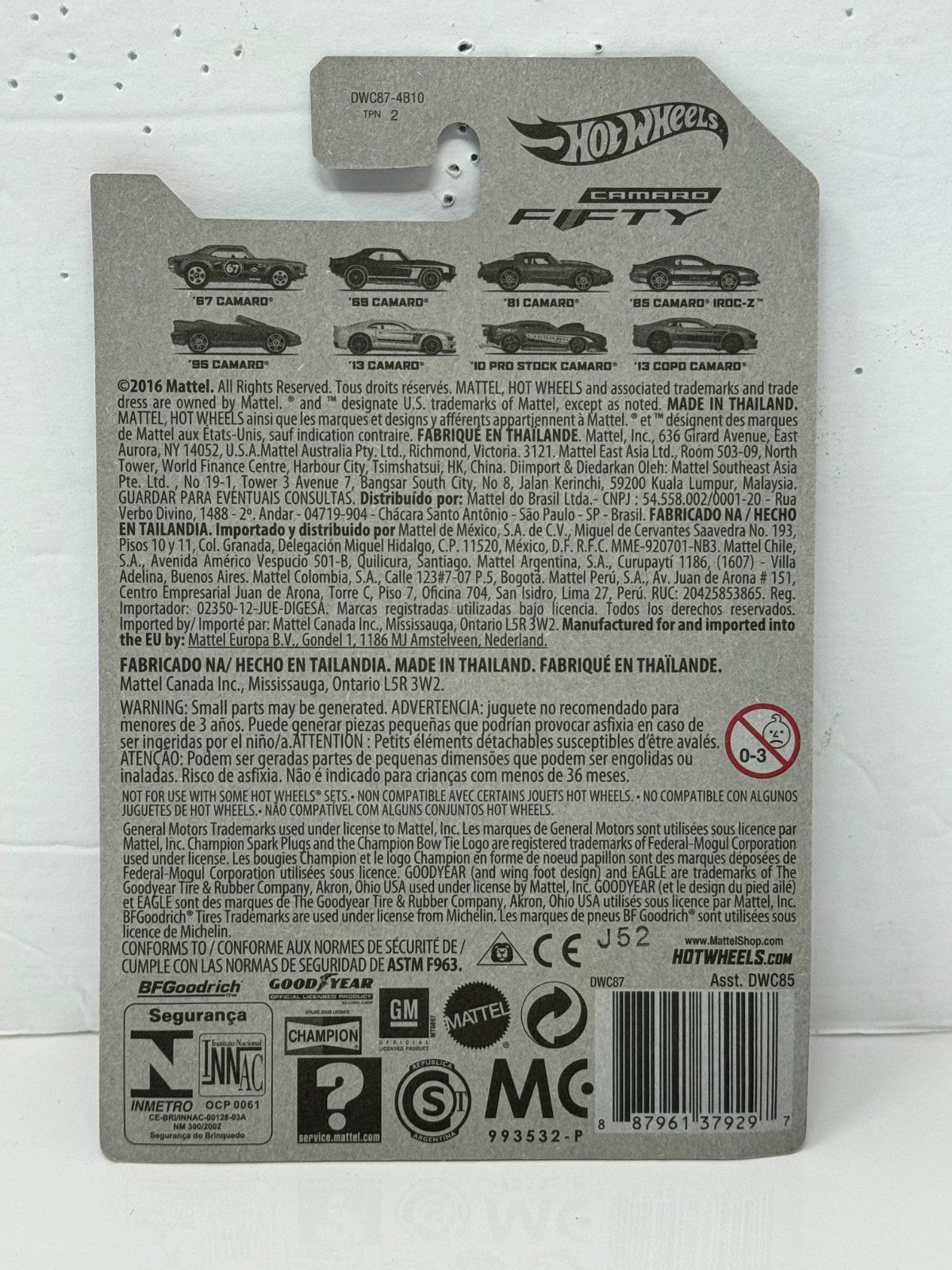 Hot Wheels Camaro Fifty 1981 Chevrolet Camaro 1:64 Diecast