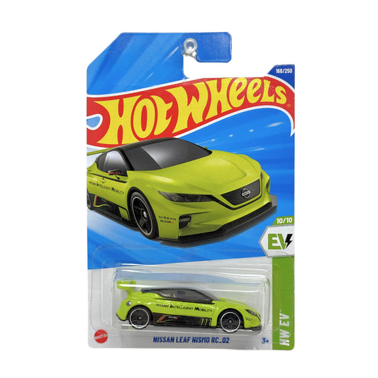 Hot Wheels EV Nissan Leaf Nismo RC_02 1:64 Diecast Green