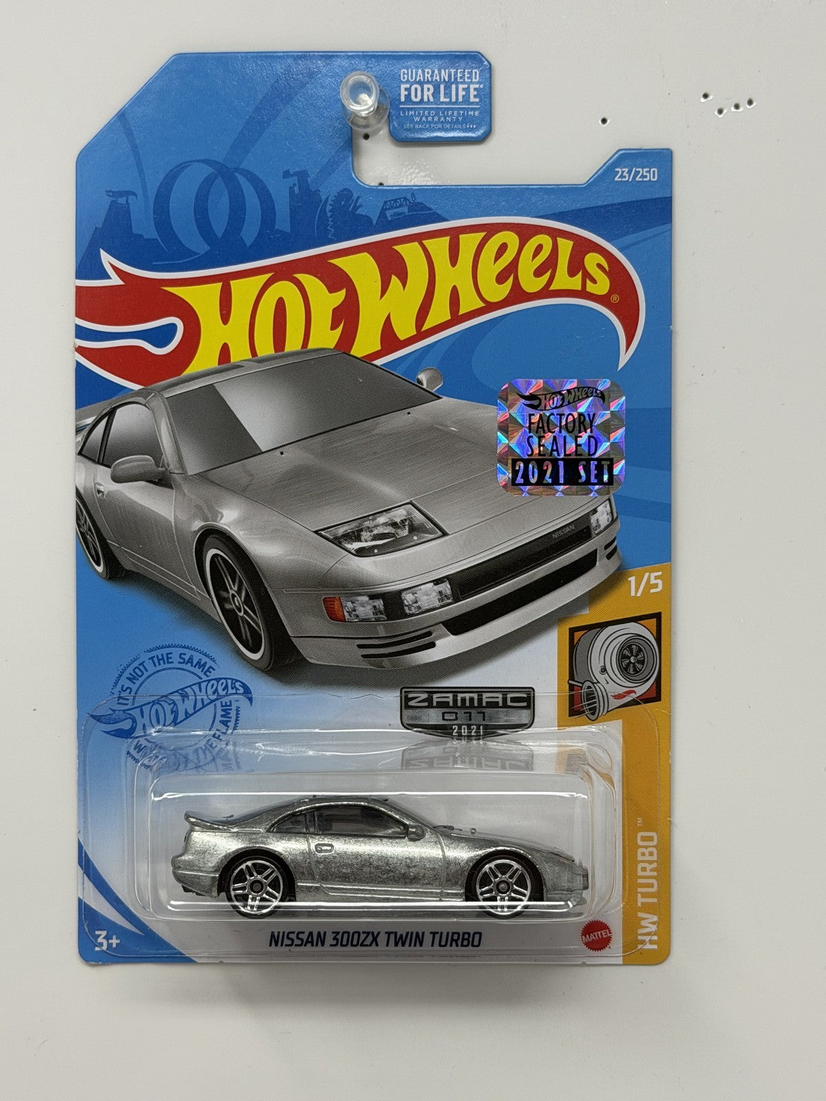 Hot Wheels ZAMAC HW Turbo Nissan 300ZX Twin Turbo 1:64 Diecast Factory Sealed