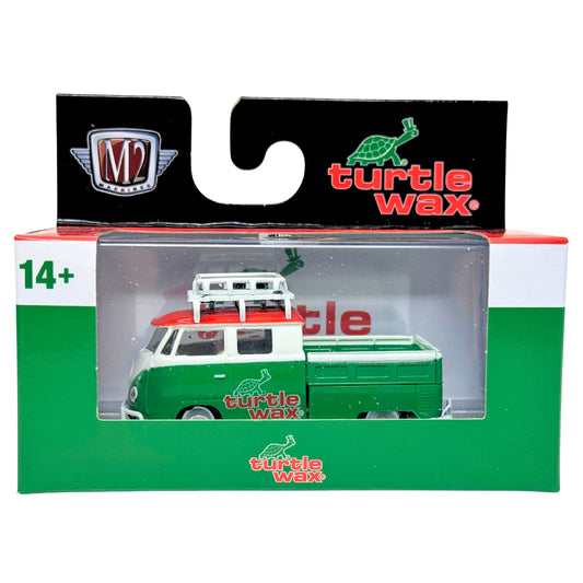 M2 Machines Turtle Wax 1959 Volkswagen Double Cab Truck USA Model 1:64 Diecast