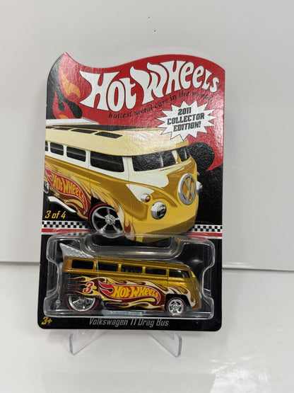 Hot Wheels 2011 Collector Edition Volkswagen T1 Drag Bus K-Mart 1:64 Diecast