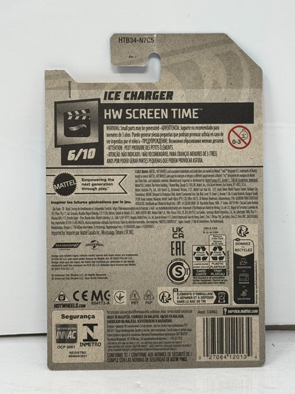 Hot Wheels HW Screen Time Ice Charger Fast & Furious Muscle Car 1:64 Diecast