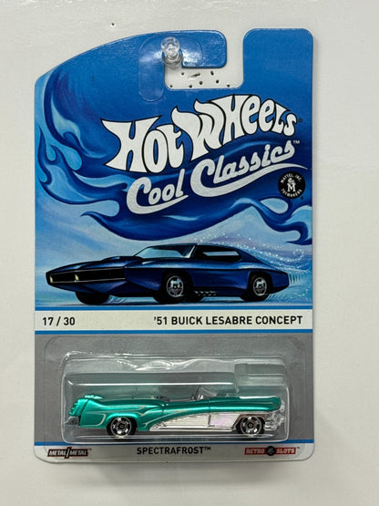 Hot Wheels Cool Classics 1951 Buick Lesabre Concept Spectrafrost 1:64 Diecast