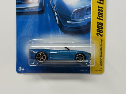Hot Wheels 2008 First Editions Camaro Convertible Concept 1:64 Diecast Blue