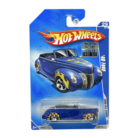 Hot Wheels All Stars 1940 Ford 1:64 Diecast Factory Sealed