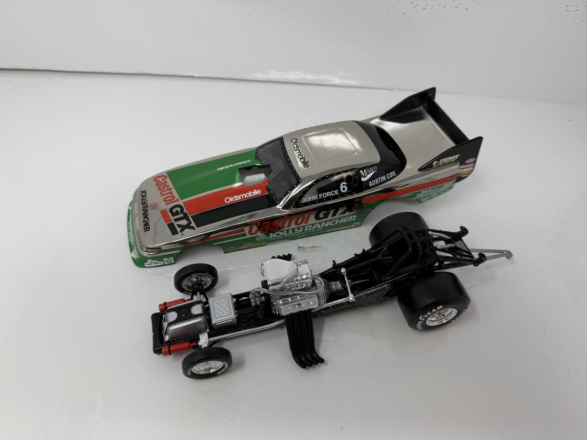 Action NHRA Historical John Force 1990 Oldsmobile Chrome 1 of 390 1:24 Diecast