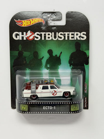 Hot Wheels Retro Entertainment Ghostbusters Ecto-1 1:64 Diecast White