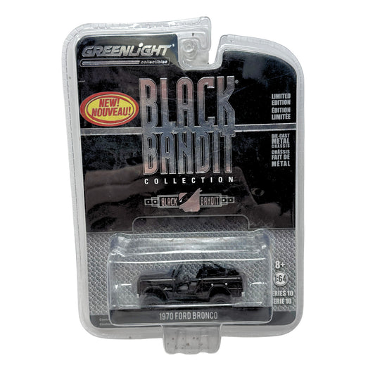 Greenlight Black Bandit 1970 Ford Bronco 1:64 Diecast