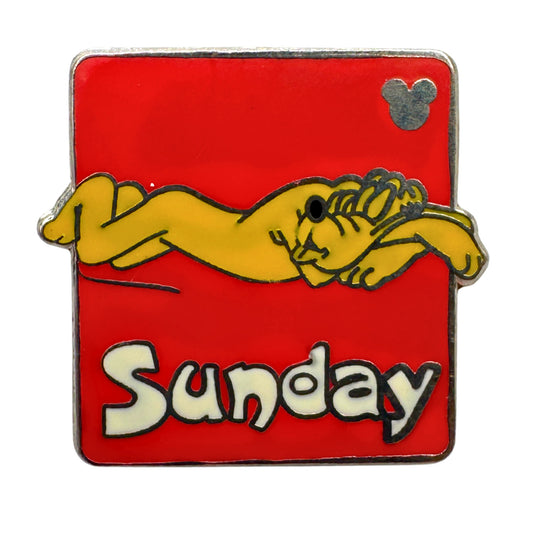 WDW Disney Sunday Pluto Days of the Week Hidden Mickey Trading Pin DC1S10