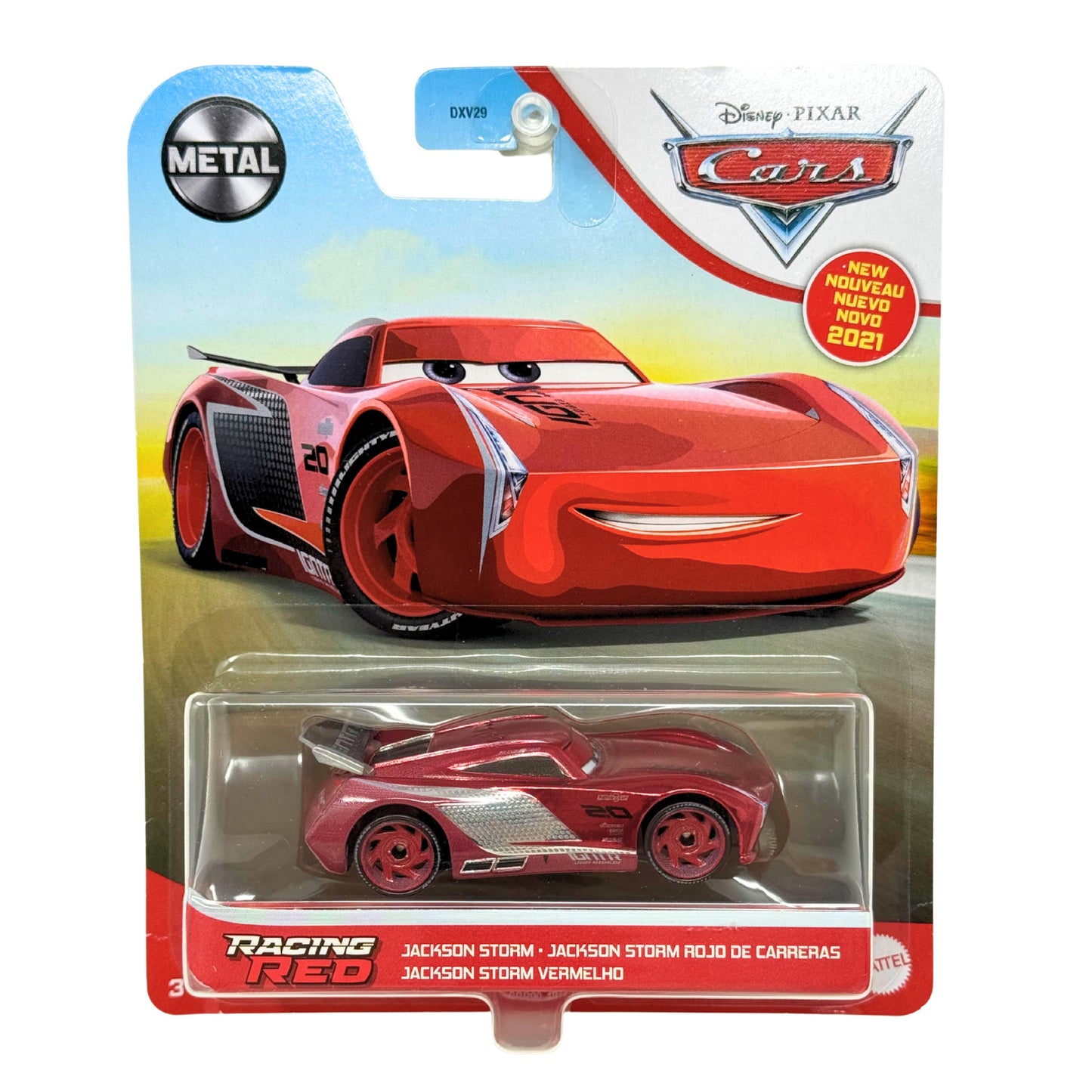 Disney Pixar Cars Jackson Storm Racing Red 2021 Metal 1:55 Diecast