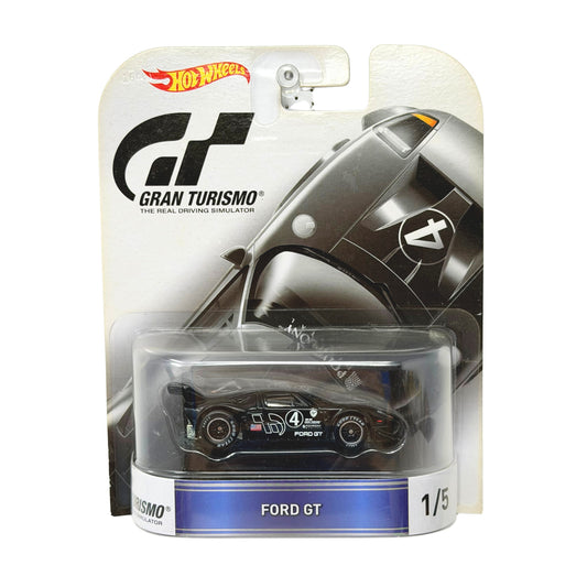 Hot Wheels Retro Entertainment Gran Turismo Ford GT 1:64 Diecast Black