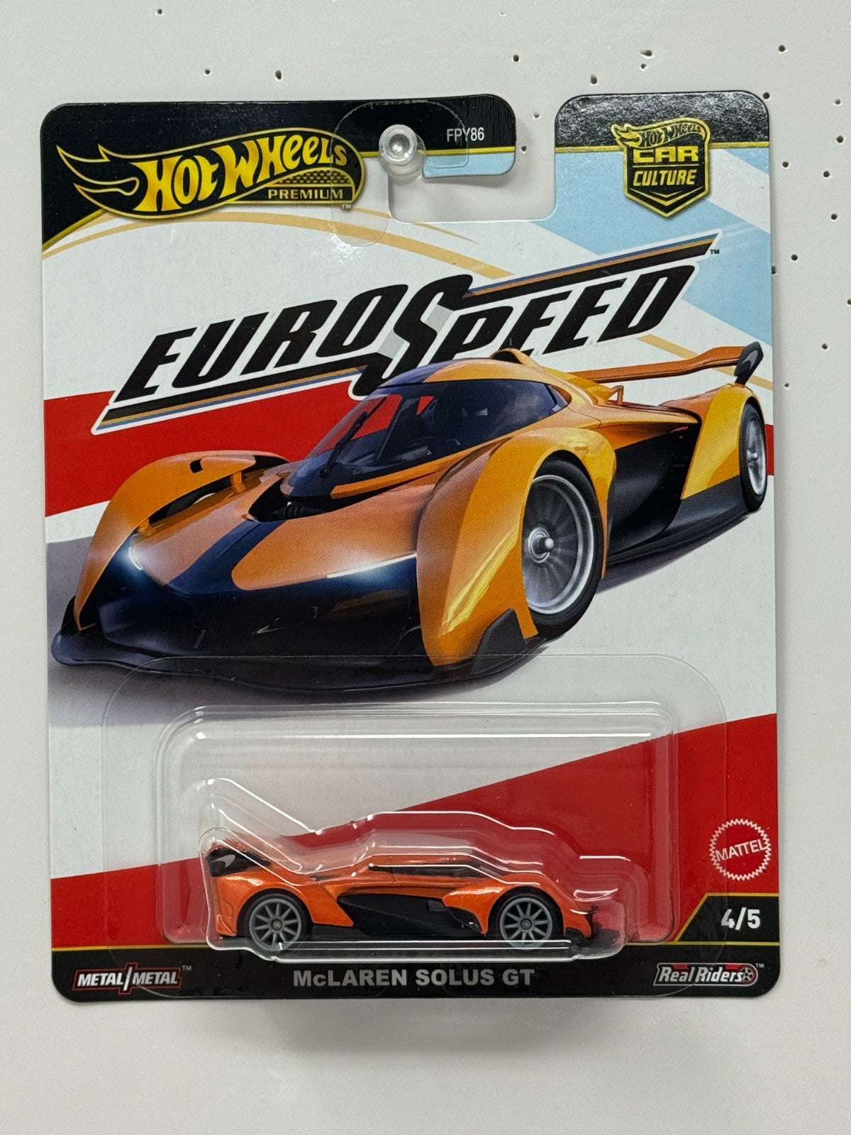 Hot Wheels Premium EuroSpeed McLaren Solus GT 1:64 Diecast