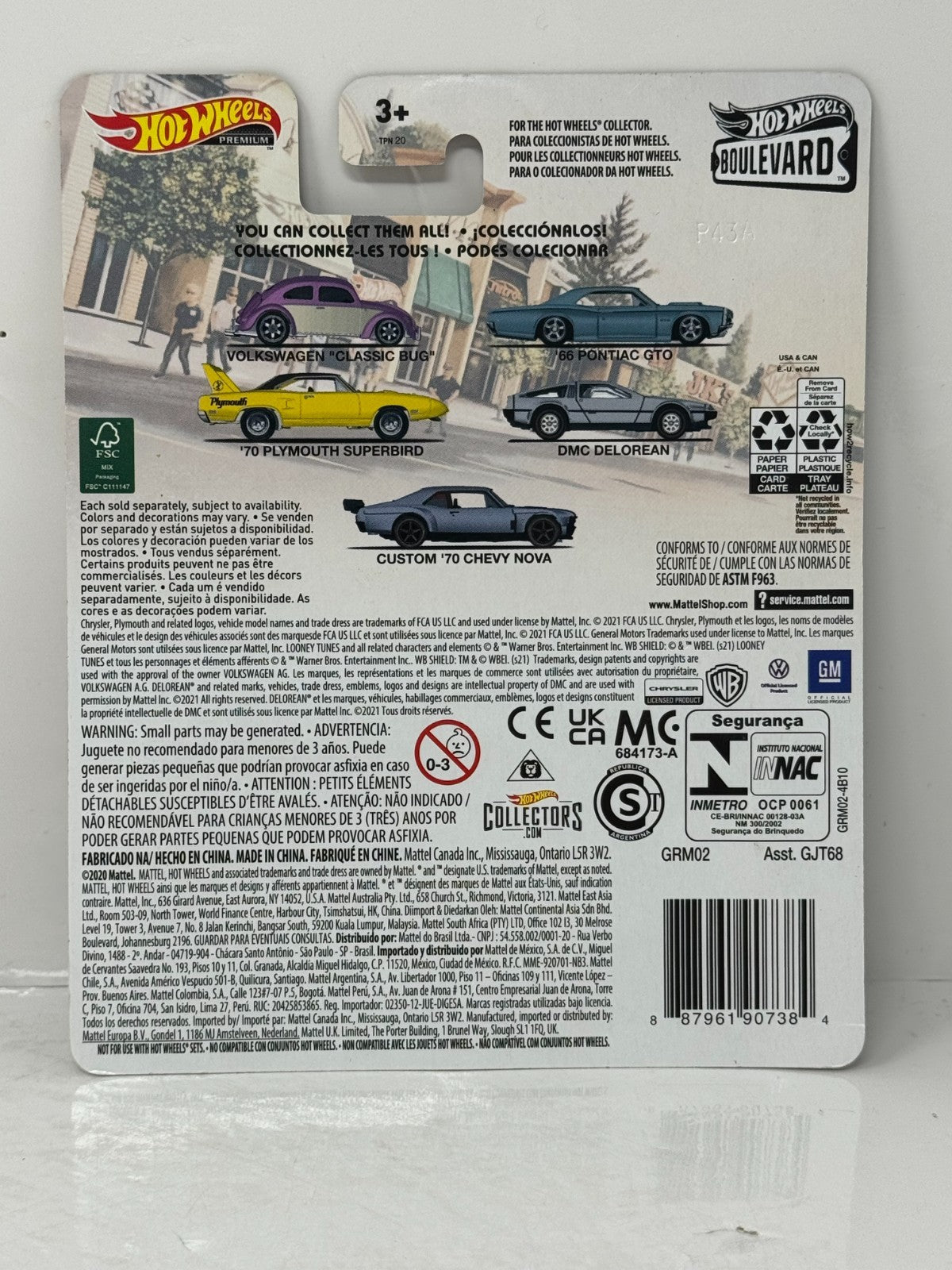 Hot Wheels Premium Boulevard #32 1966 Pontiac GTO 1:64 Diecast