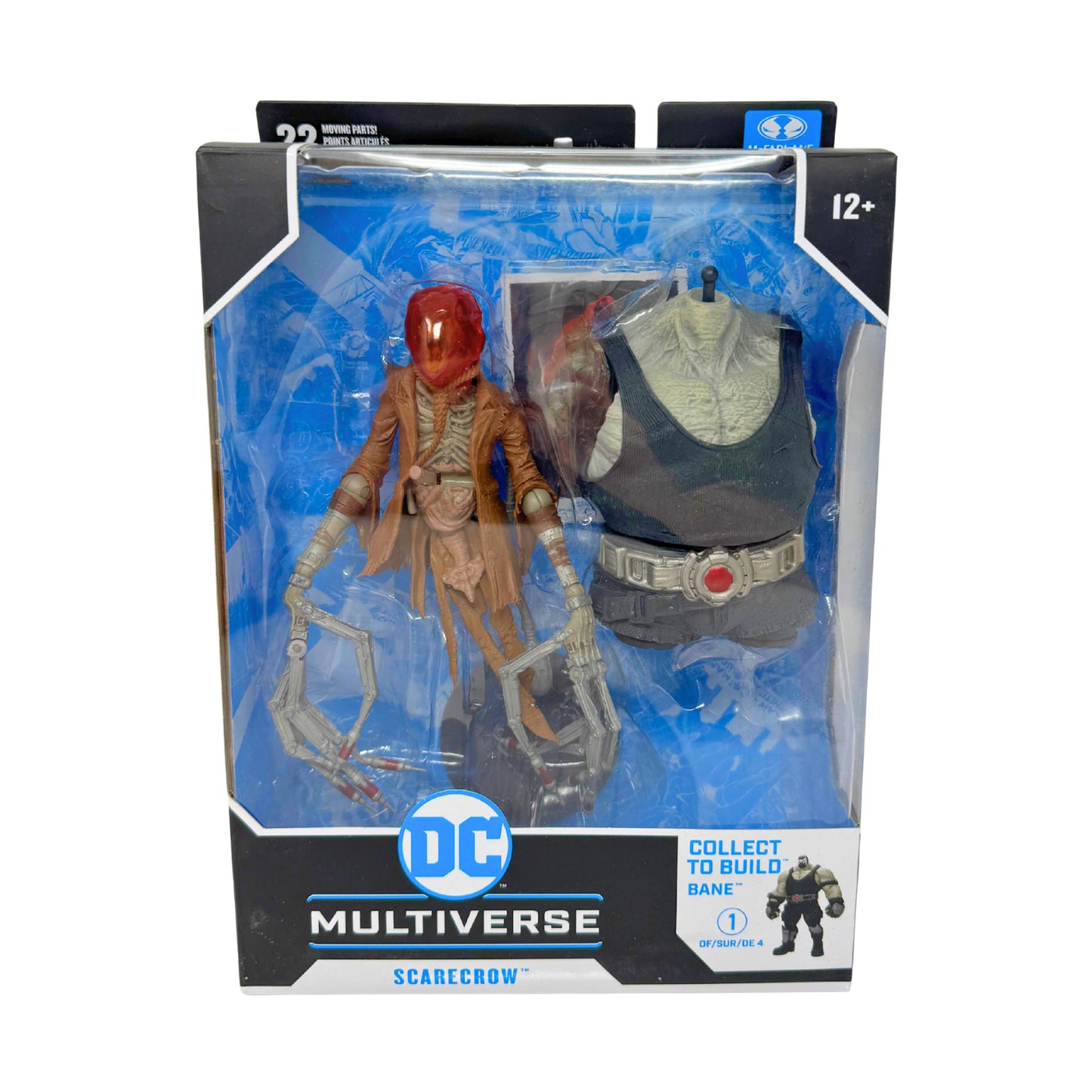 McFarlane DC Multiverse Last Knight Scarecrow Figure w/ Bane BAF