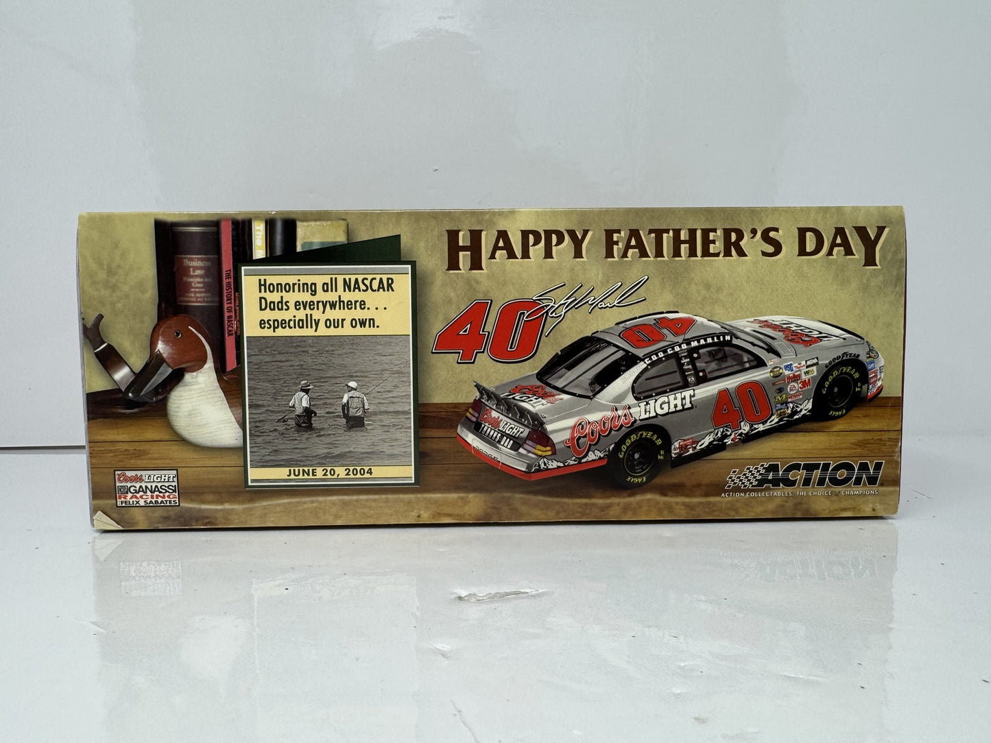 Action Nascar Sterling Marlin #40 Coors Father's Day 2004 Intrepid 1:24 Diecast