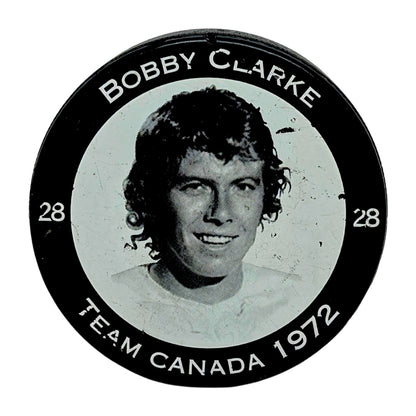 Bobby Clarke Team Canada 1972 Summit Series Commemorative Hockey Puck