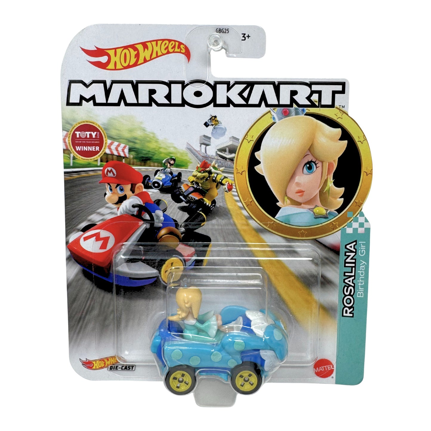 Hot Wheels Mario Kart Rosalina Birthday Girl 1:64 Diecast