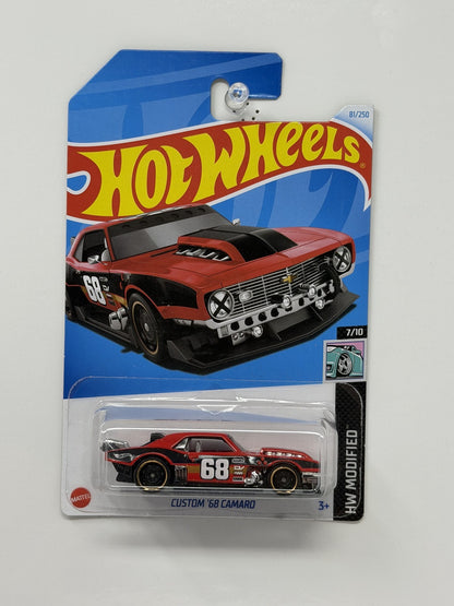 Hot Wheels HW Modified Custom 1968 Camaro 1:64 Diecast Red