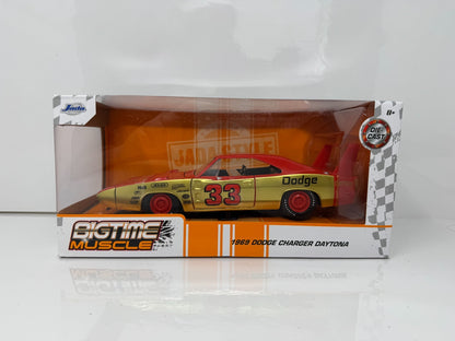 Jada Bigtime Muscle 1969 Dodge Charger Daytona #33 MiJo Exclusive 1:24 Diecast