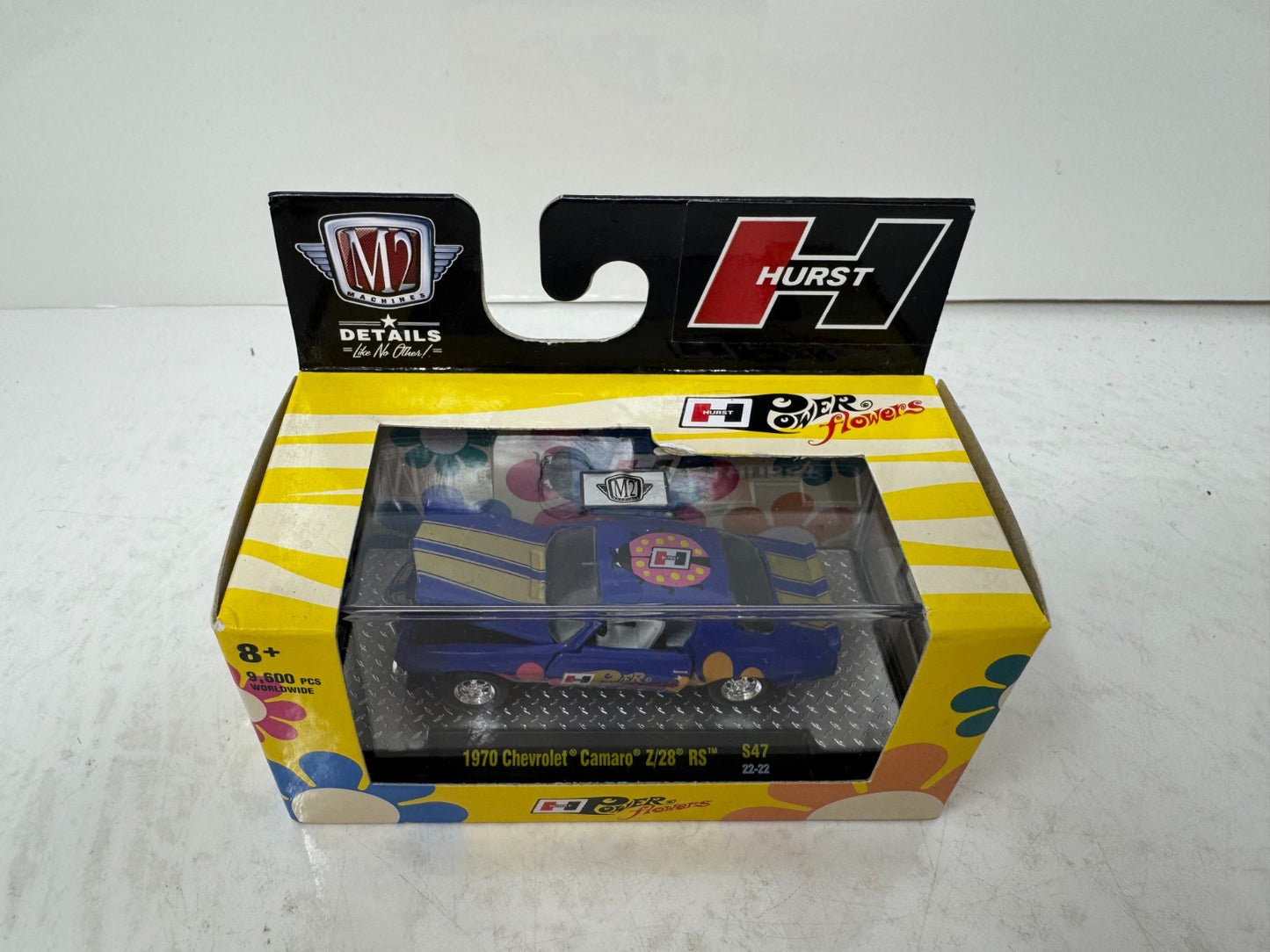 M2 Machines Hurst Power Flowers 1970 Chevrolet Camaro Z/28 RS 1:64 Diecast