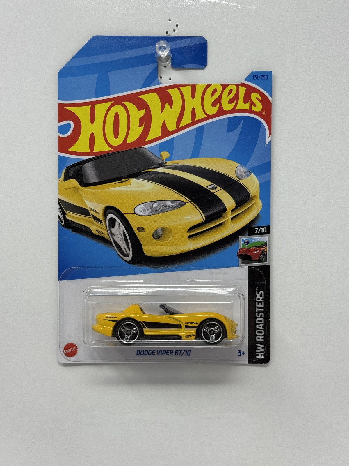 Hot Wheels HW Roadsters Dodge Viper RT-10 Yellow 1:64 Diecast