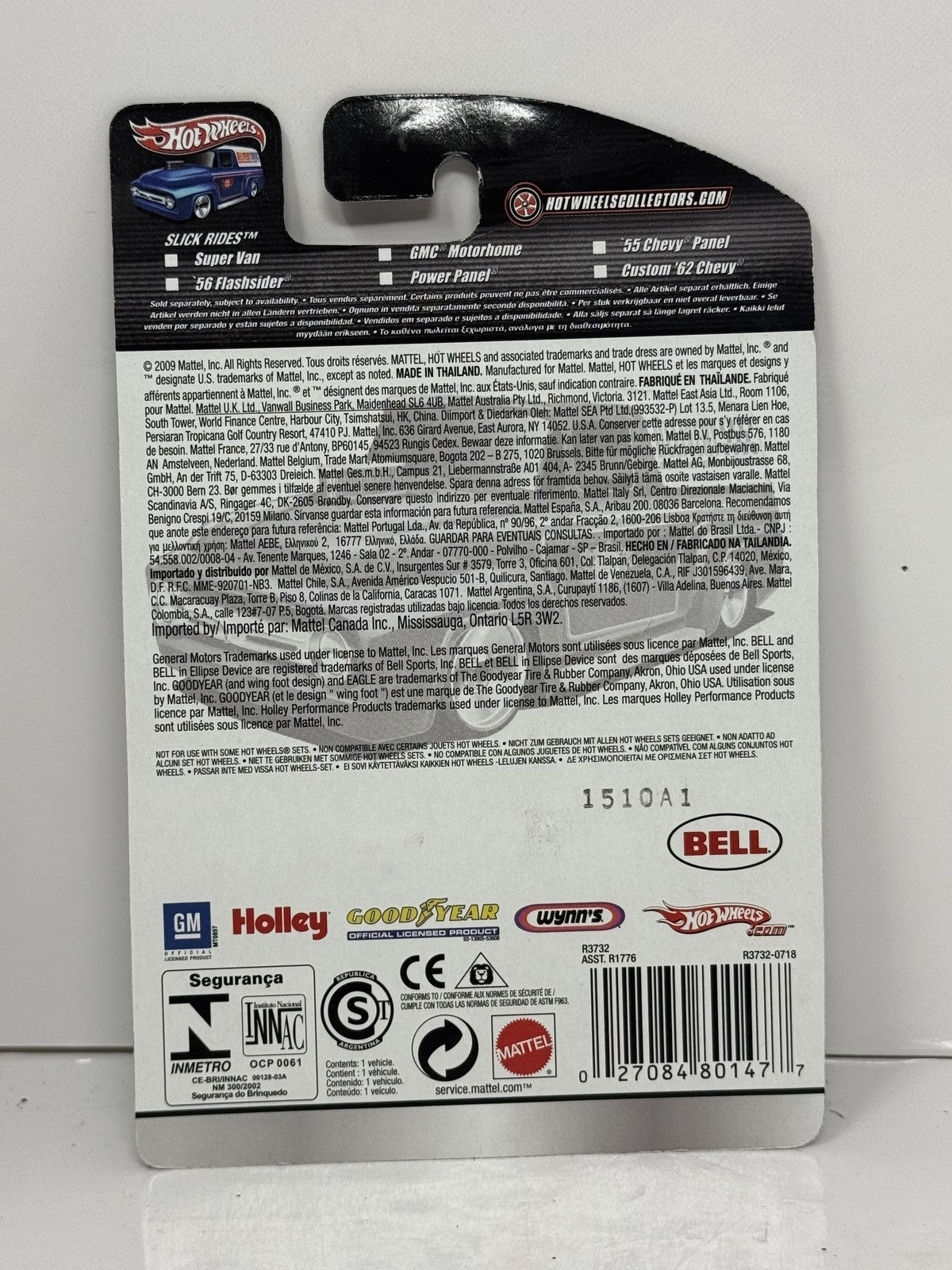 Hot Wheels Slick Rides Custom 1962 Chevrolet Pickup Holley 1:64 Diecast Blue