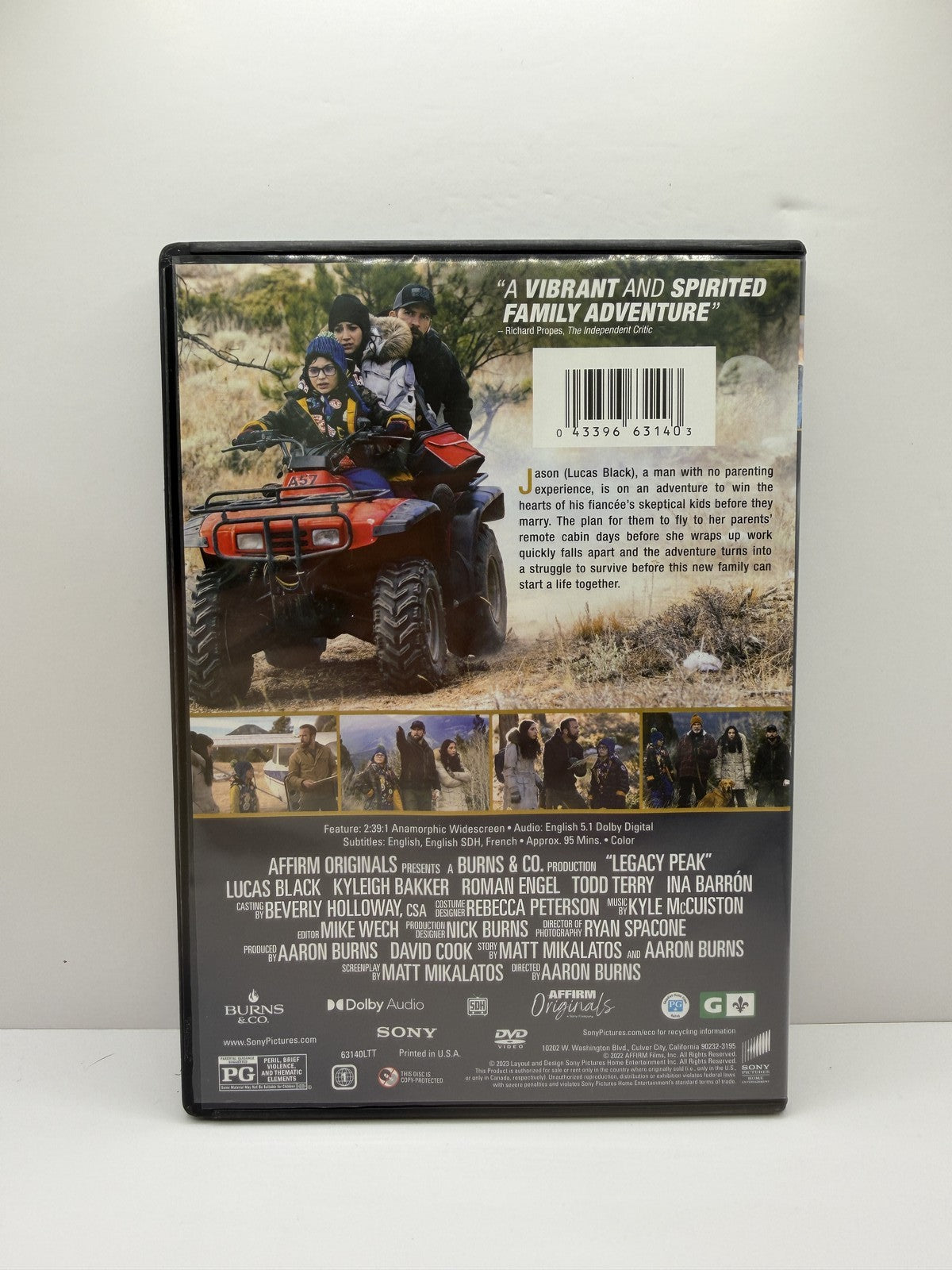 Legacy Peak (DVD) Family Adventure