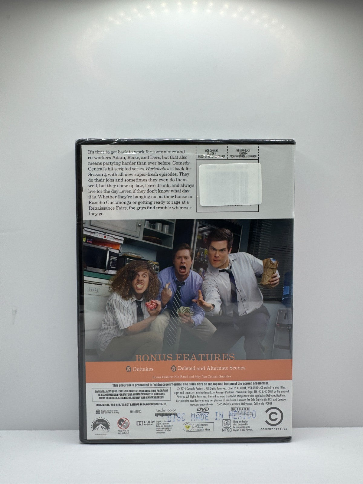 Workaholics Season 4 (DVD) TV Series Comedy Sealed