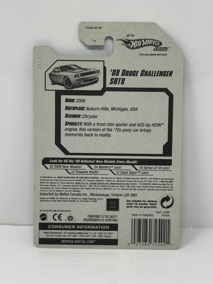 Hot Wheels Muscle Mania 2009 Dodge Challenger SRT8 1:64 Diecast Green Redline
